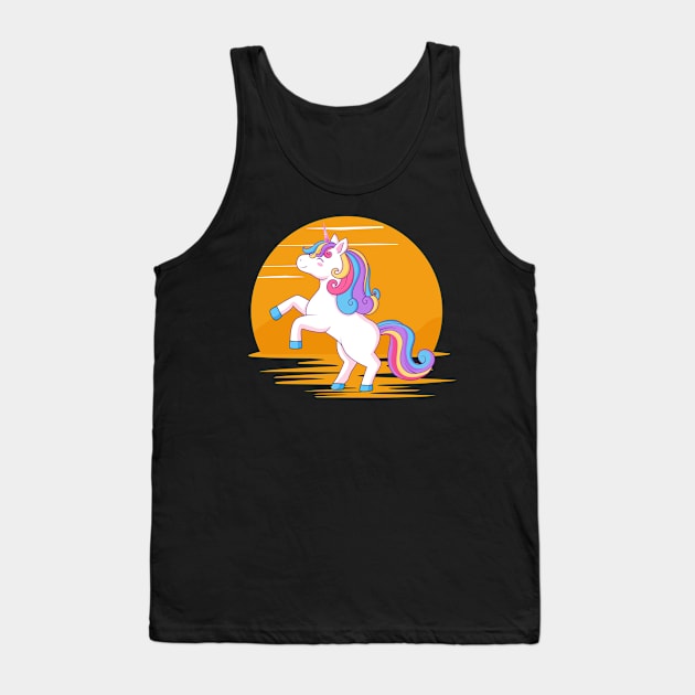 my little artax and sunset Tank Top by abahanom